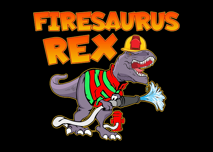 Fireman Dinosaur Kids