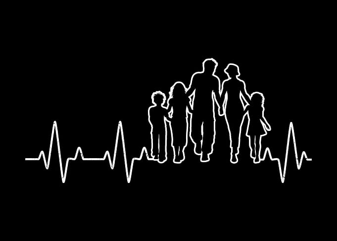 Cute Family Heartbeat
