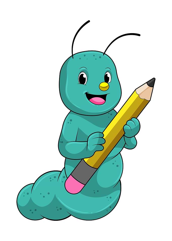 Caterpillar Pencil