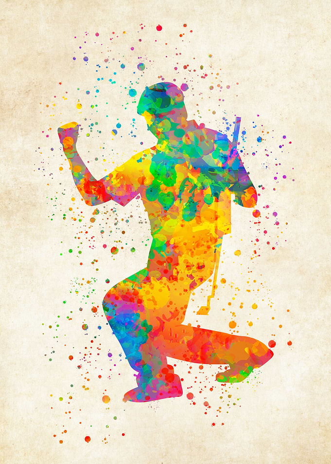 Golfer Watercolor