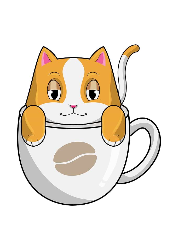 Cat Coffee Cup