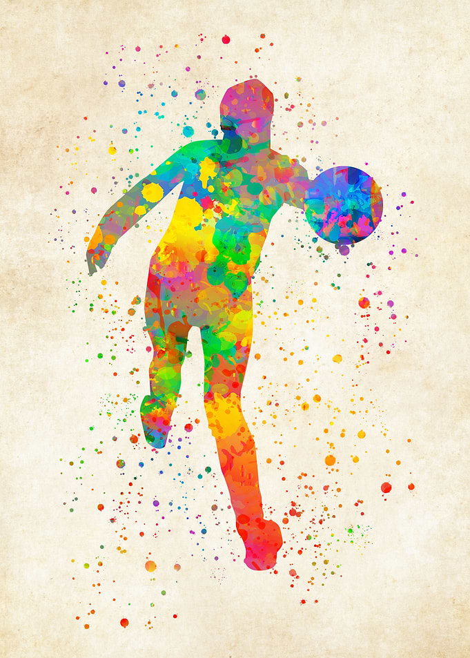 Bowling Watercolor