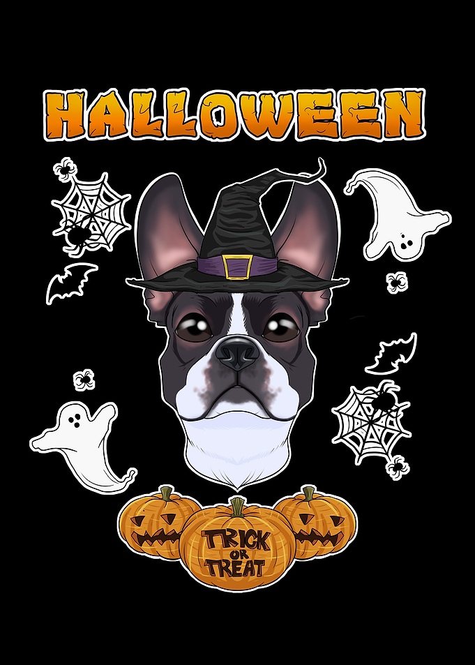 Halloween Boston Terrier