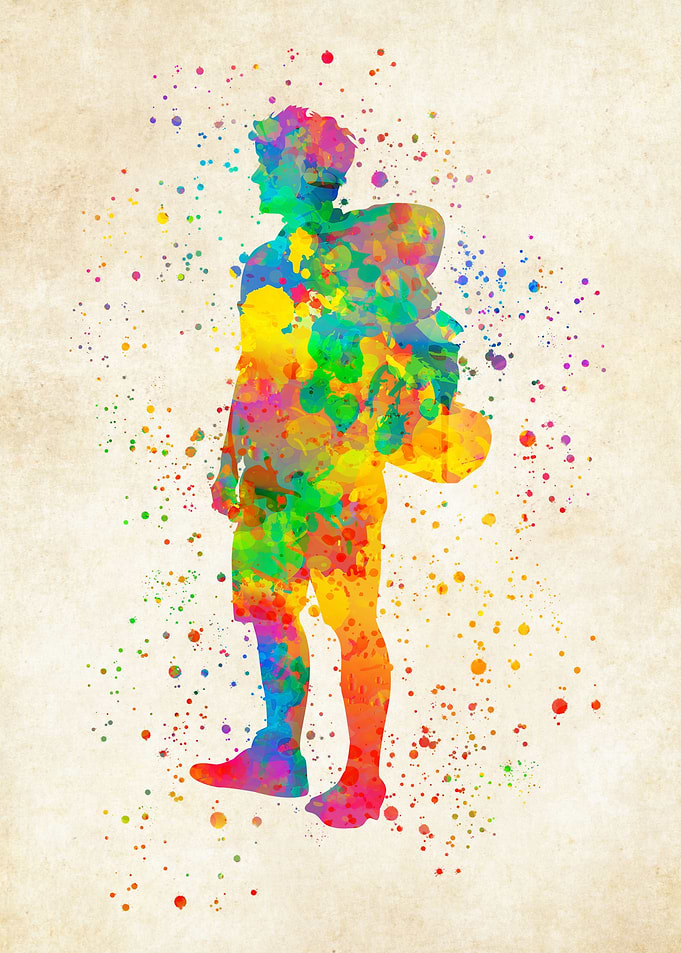Backpacker Watercolor