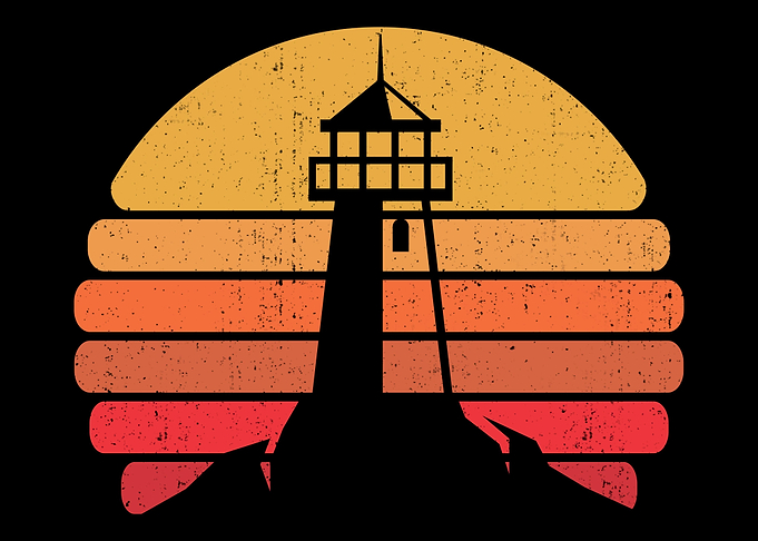 Retro Vintage Lighthouse