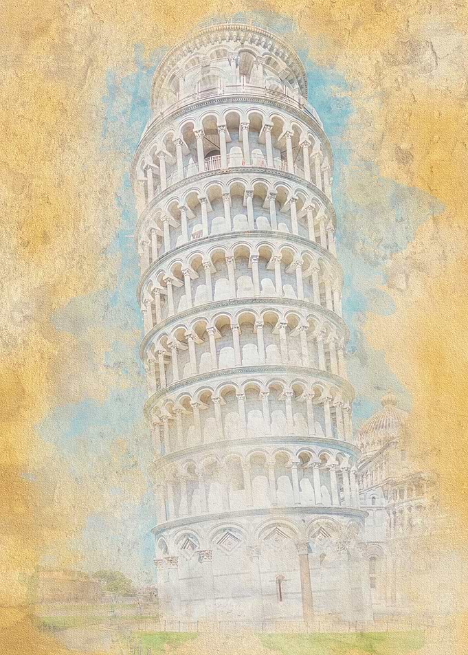 Pisa Watercolor