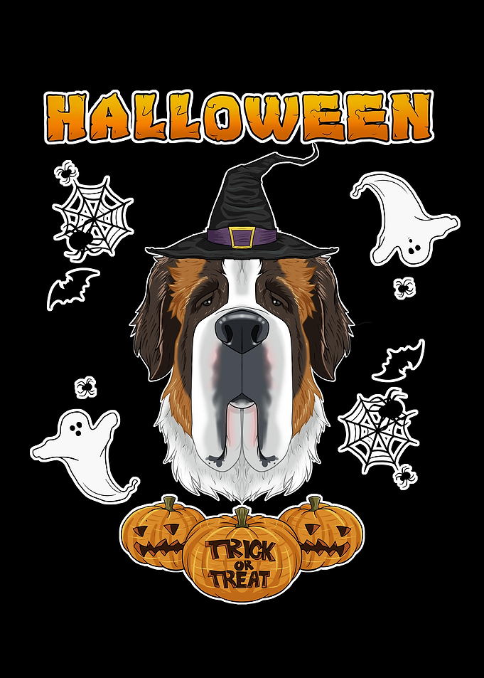 Halloween Saint Bernard