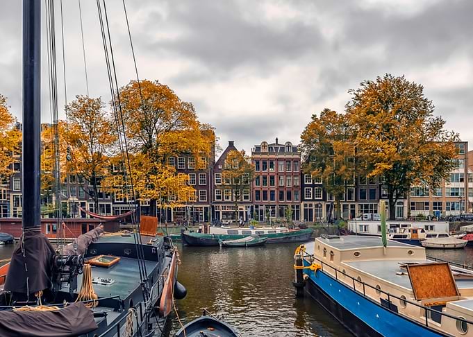 Canal In Amsterdam