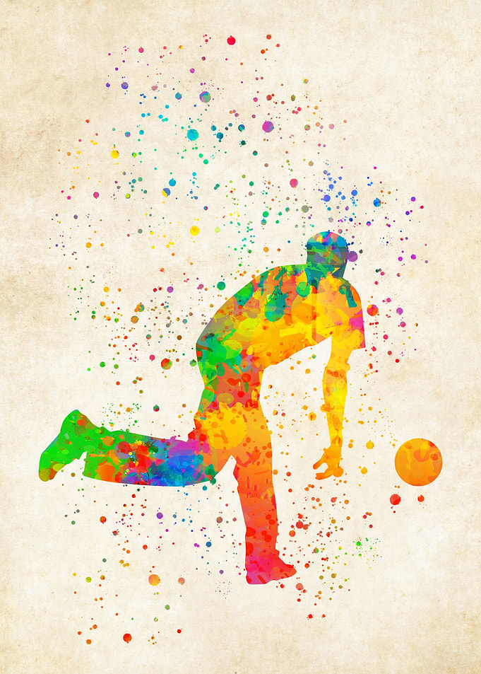 Bowling Watercolor