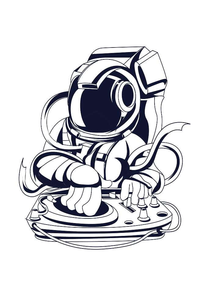 Space astronauts