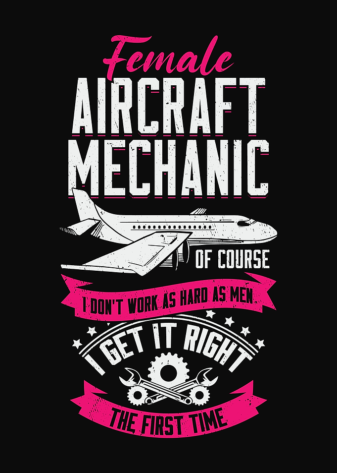 Female Aircraft Mechanic