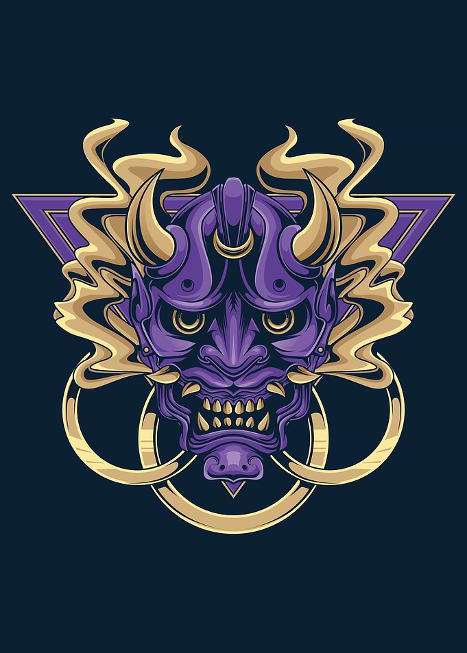 Japan oni mask