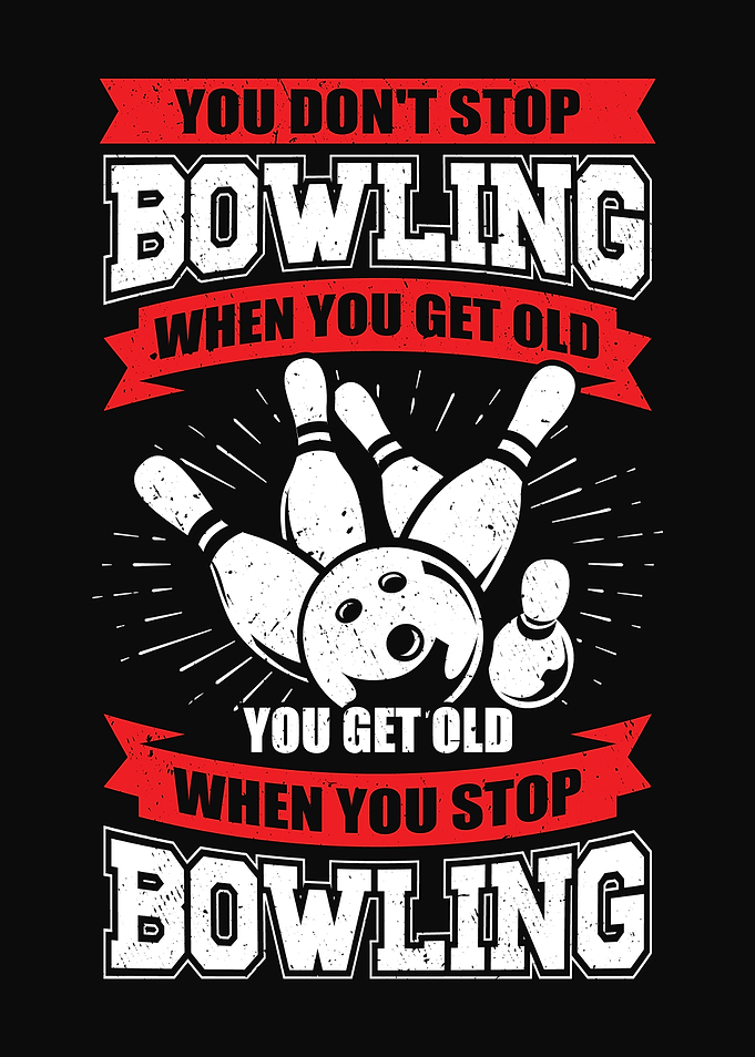 Bowling Old Man Grandpa
