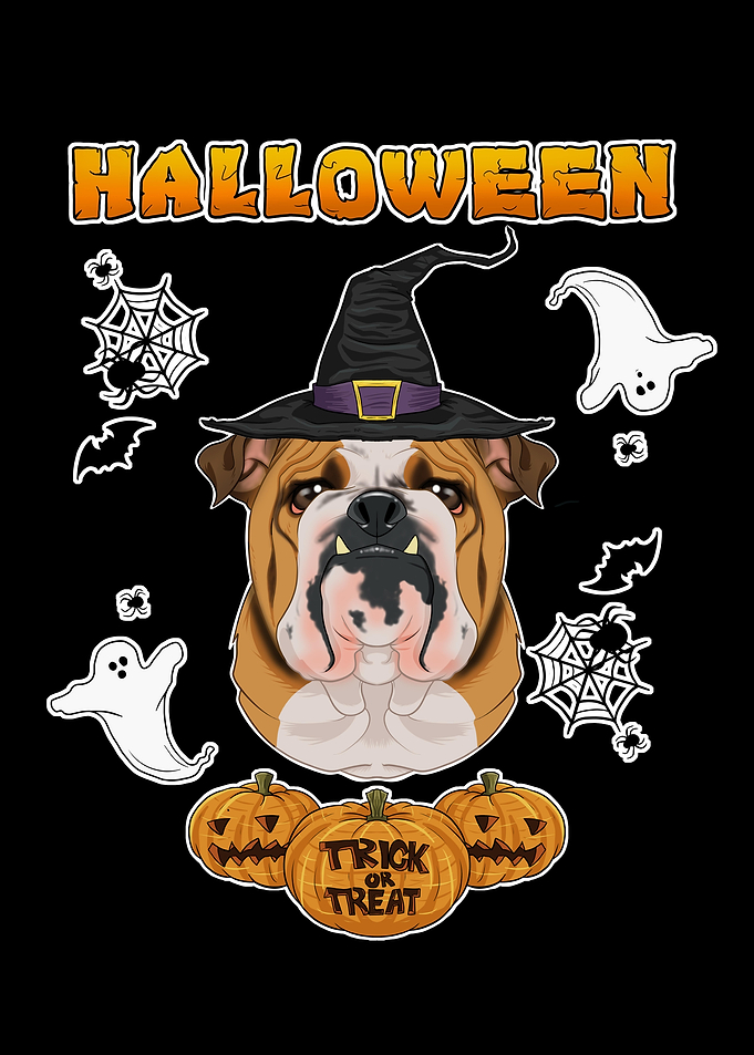 Halloween English Bulldog