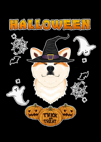 Halloween Akita Inu