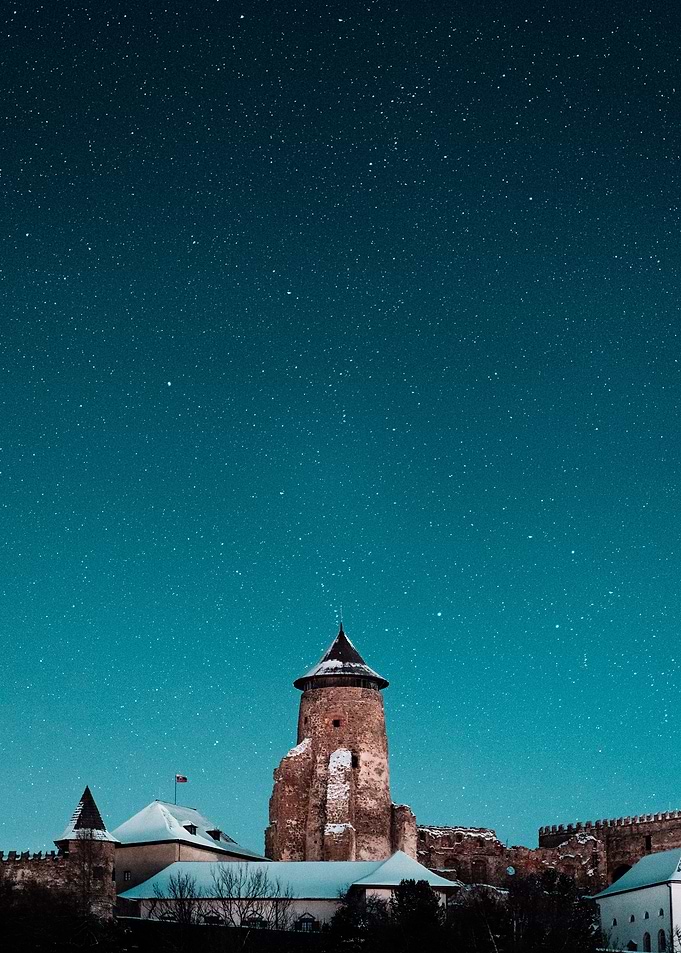 Medieval mythical castle