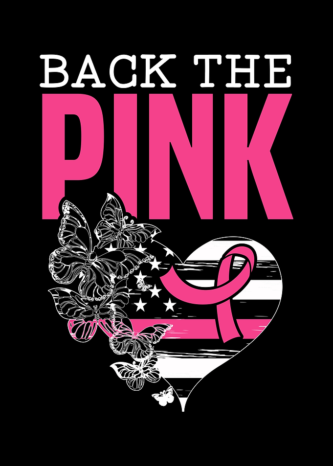 Back The Pink USA Flag
