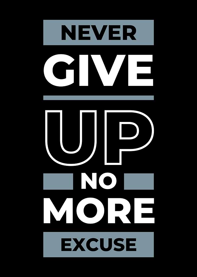 Never Give Up No More