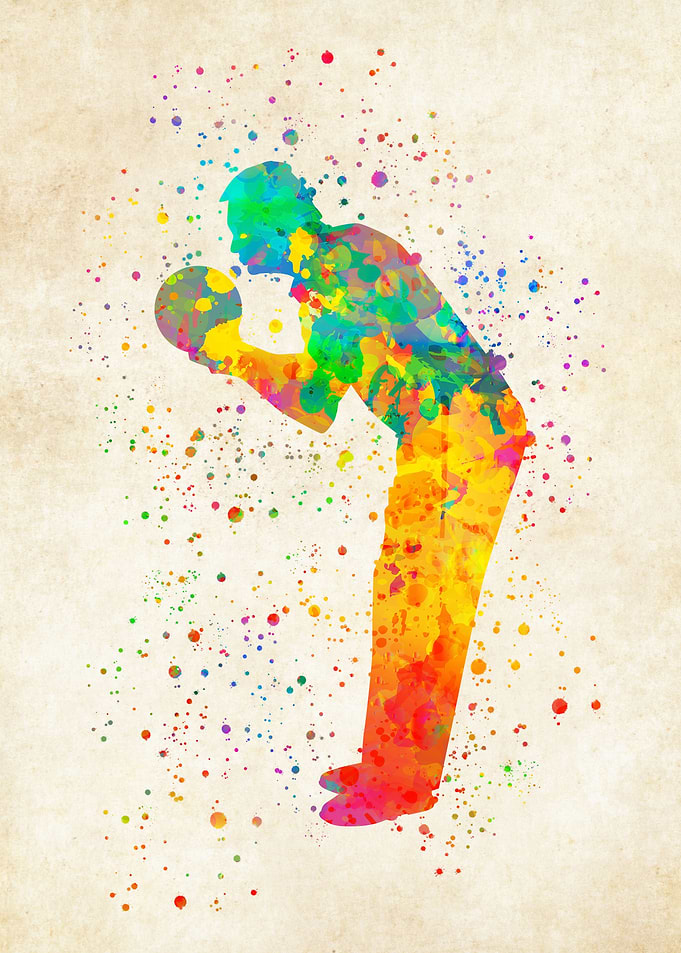 Bowling Watercolor