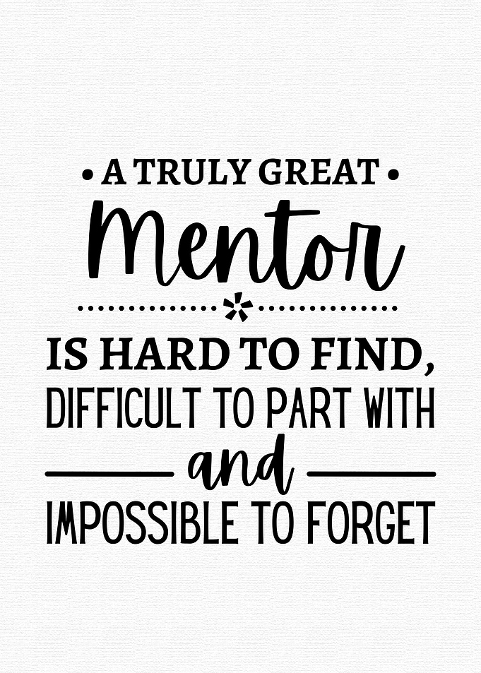 a truly great mentor