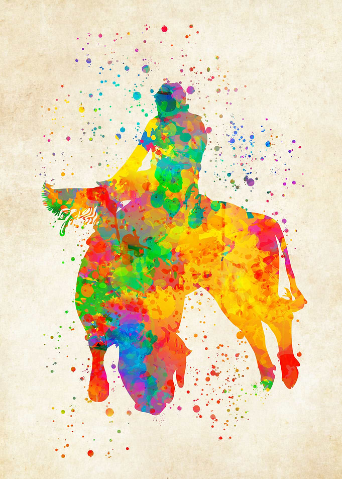 Cowboy Watercolor