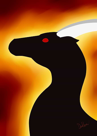 Jinsei the black dragon