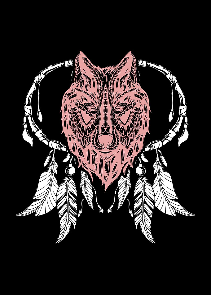 Wolf Dreamcatcher