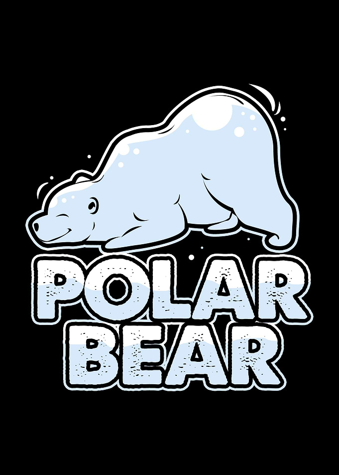 Polar Bear Sleeping Bear
