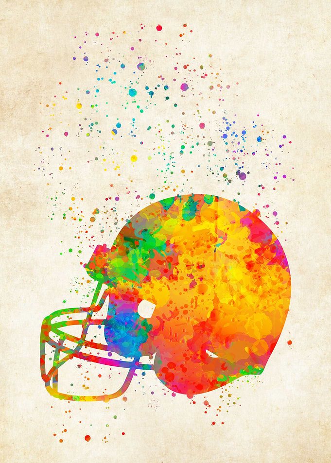 Hockey watercolor