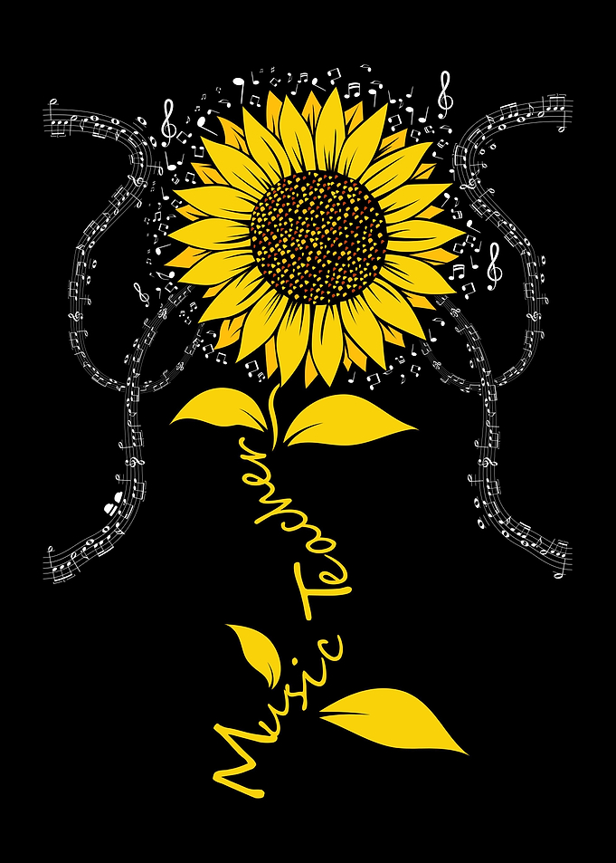 Music Teacher Sunflower