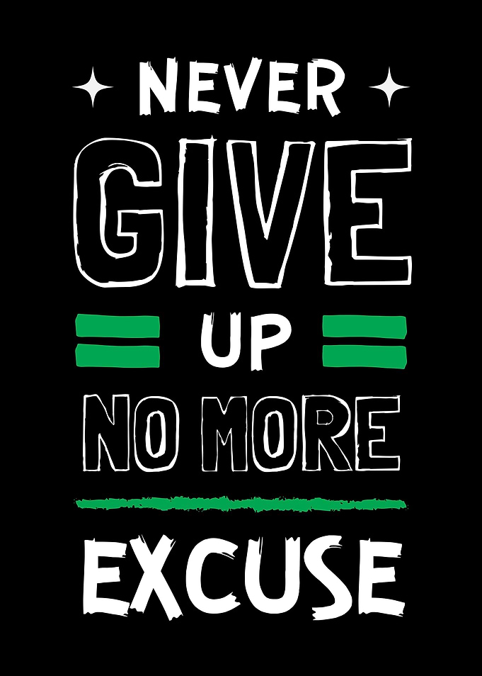 Never Give Up No More