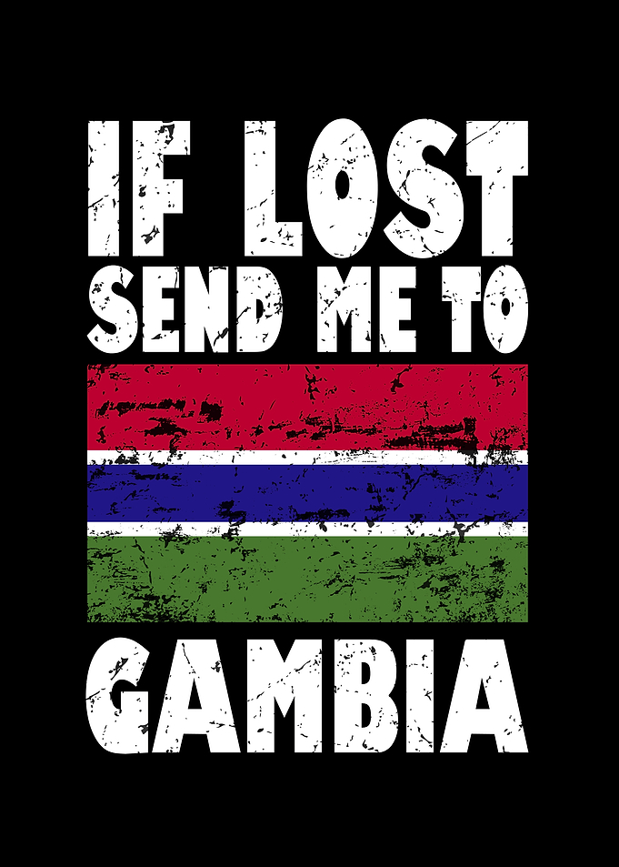 Gambia Flag Saying