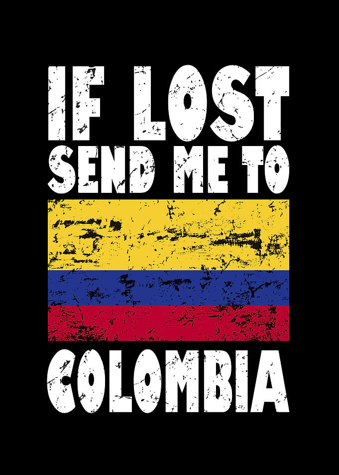 Colombia Flag Saying
