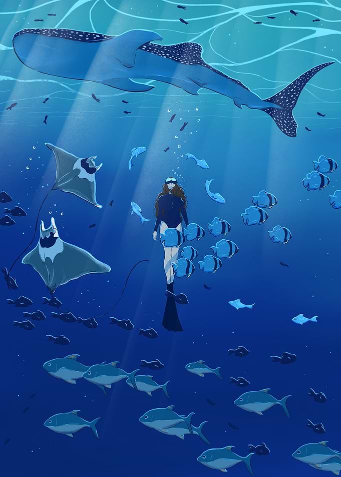 Under the water