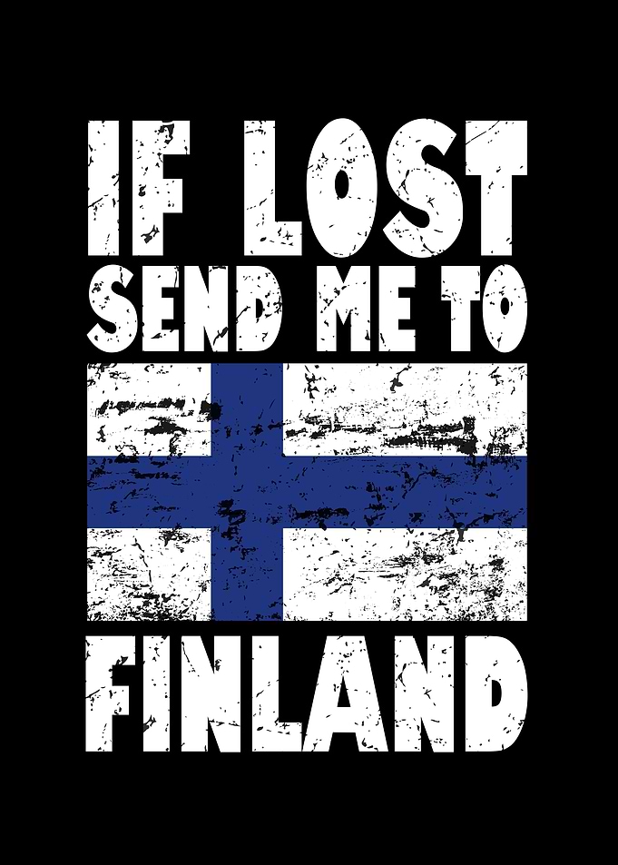 Finland Flag Saying