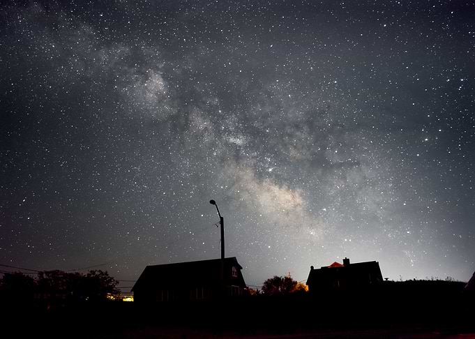 Milky way over Cape Cod