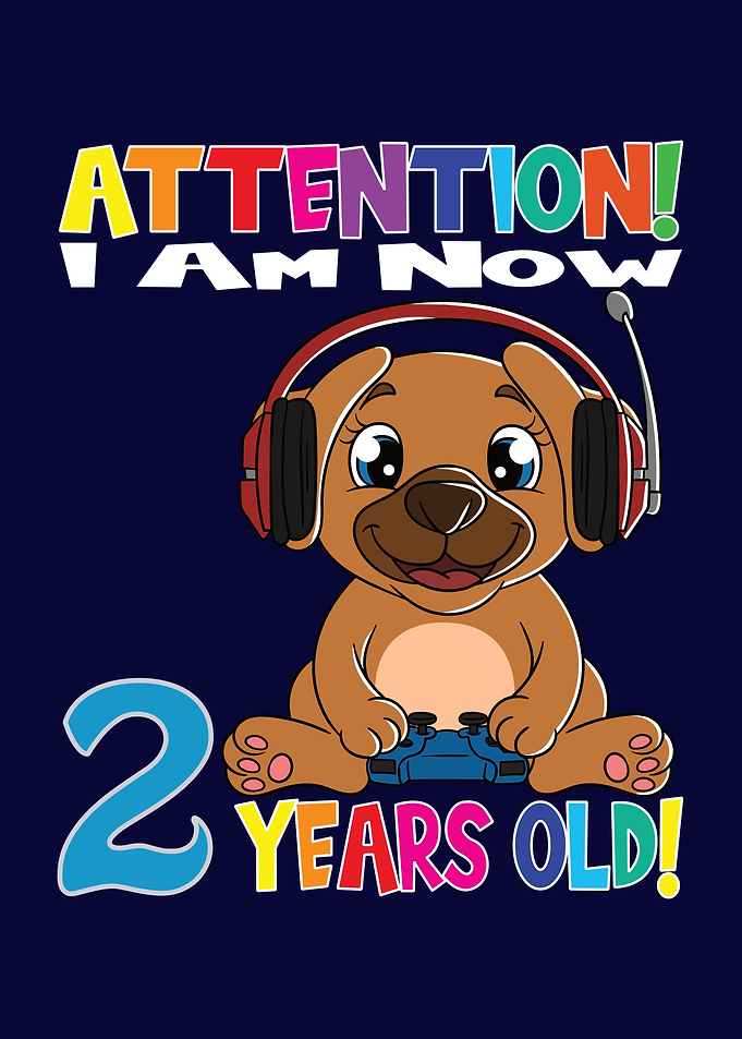Gaming Dog 2 Years Old