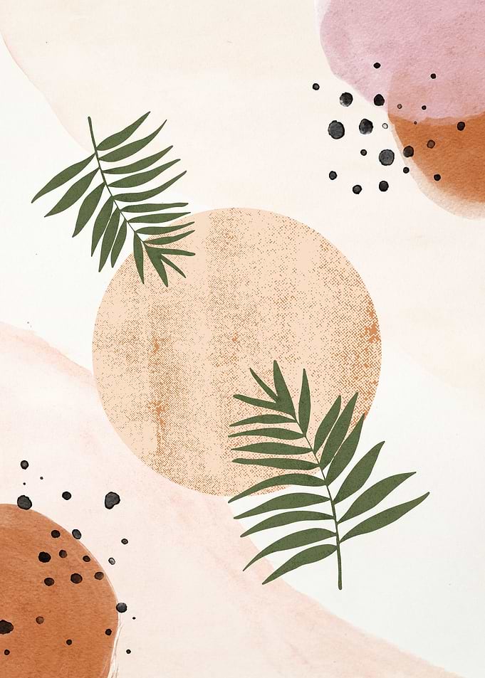 Abstract Minimalist Leaves