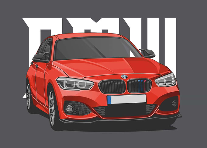 bmw 8 series red