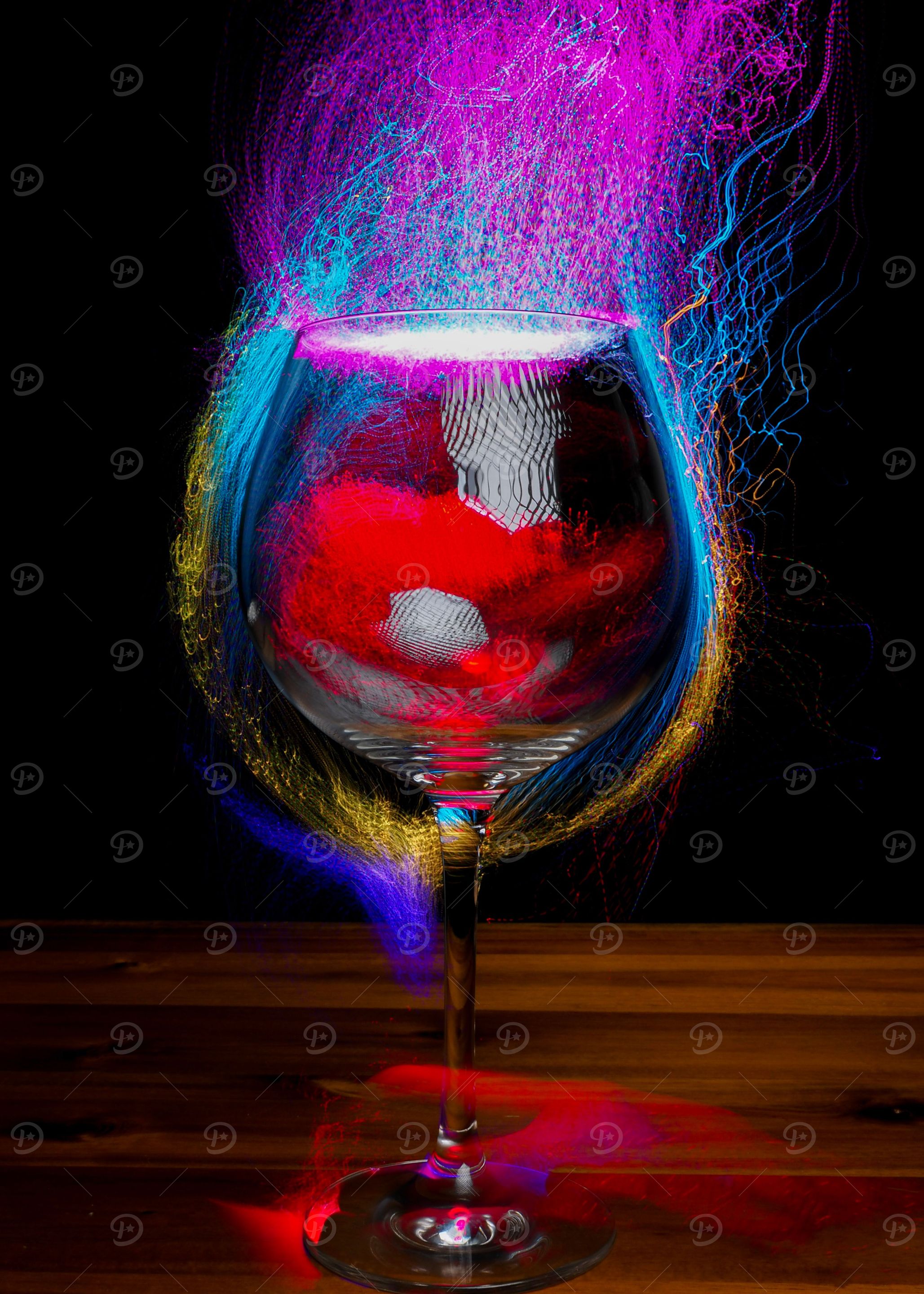 Glas on Fire