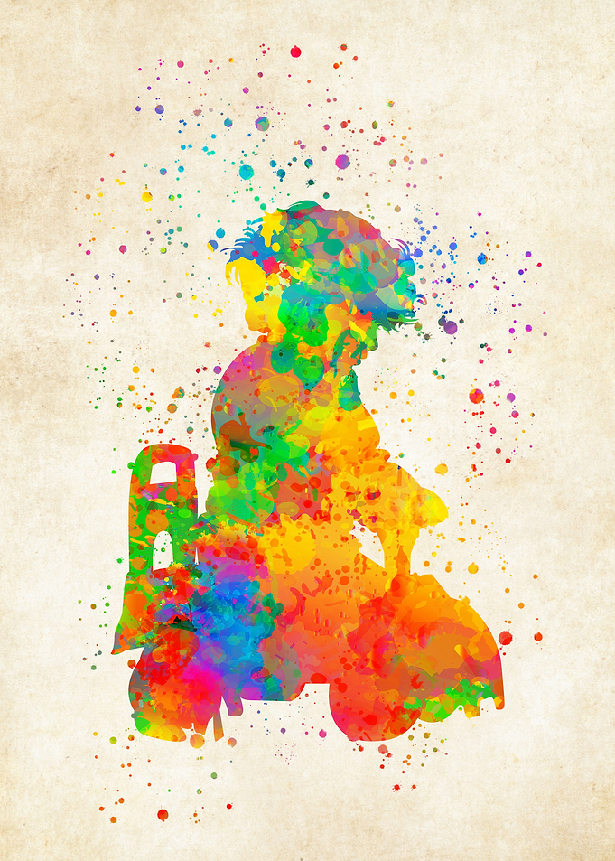 Baby Toy Watercolor