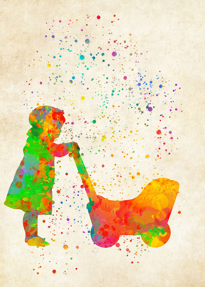 Baby Toy Watercolor