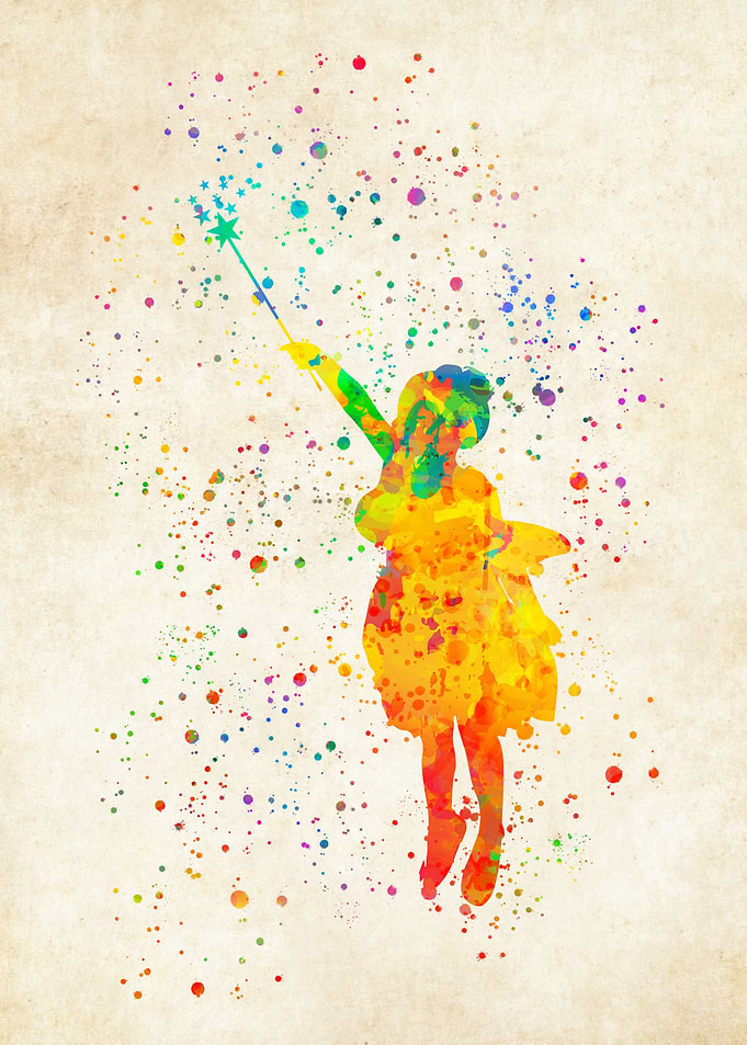 Fairy princes watercolor