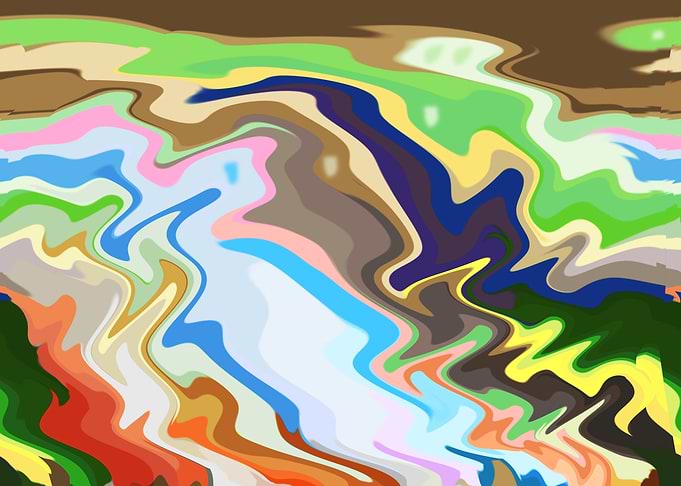 Abstract Splash Cute 2