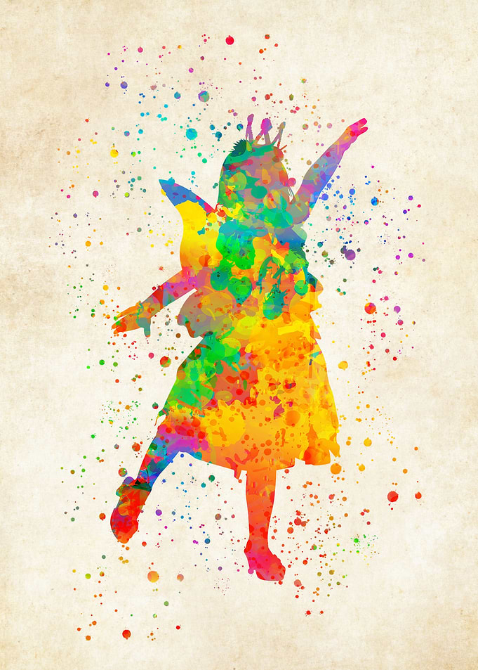 Fairy princes watercolor