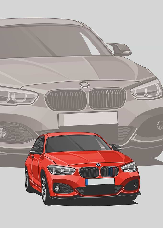 bmw 8 series red