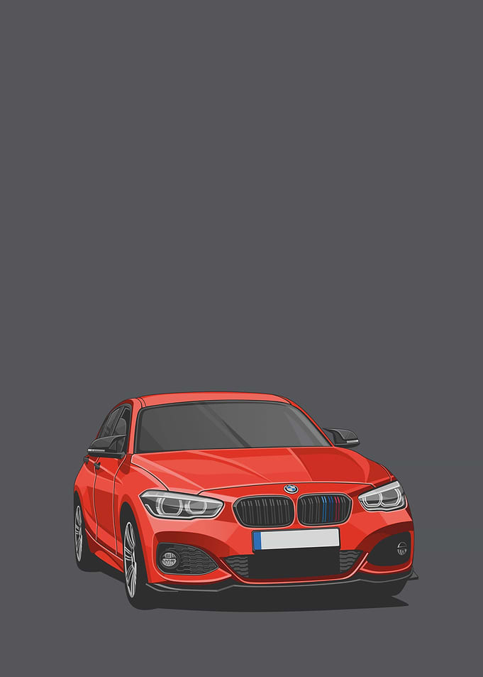 bmw 8 series red