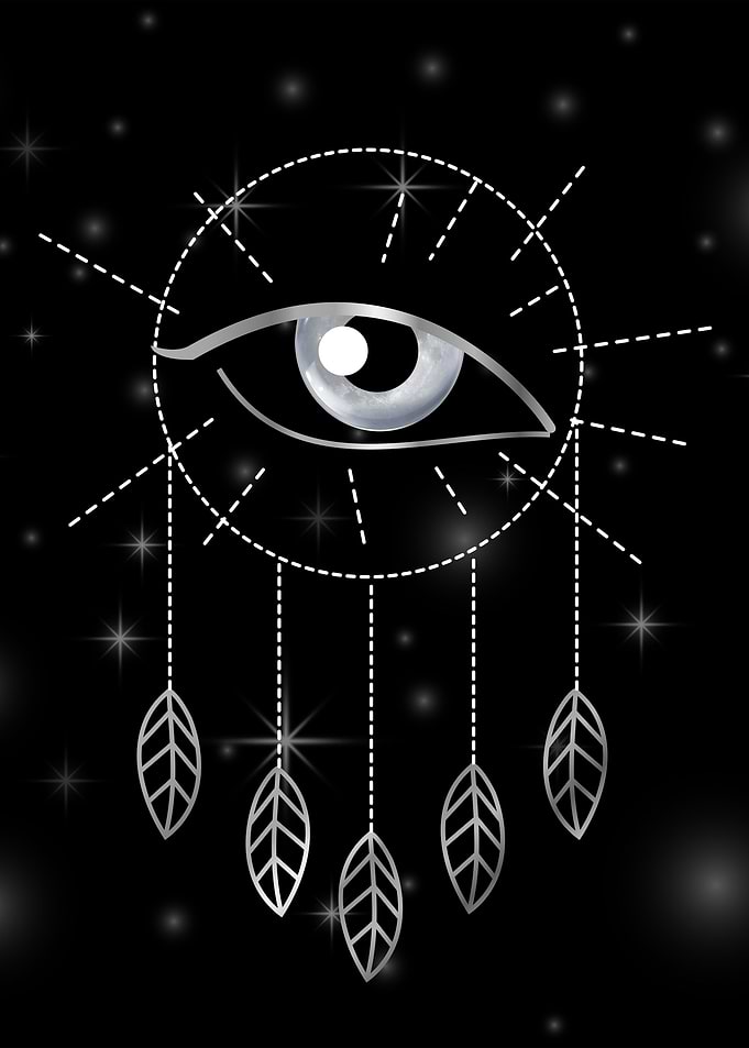 Evil eye dreamcatcher
