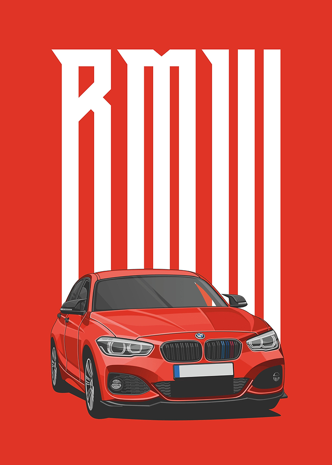 bmw 8 series red
