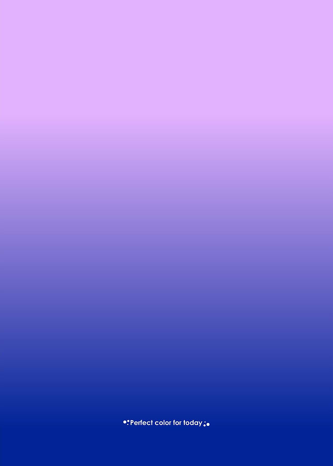 Perfect colors for today